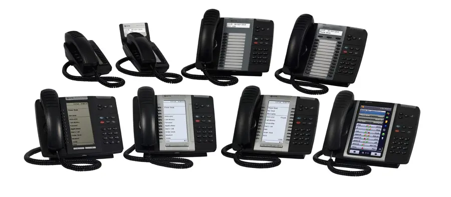 Selection of compatible Mitel SIP handsets